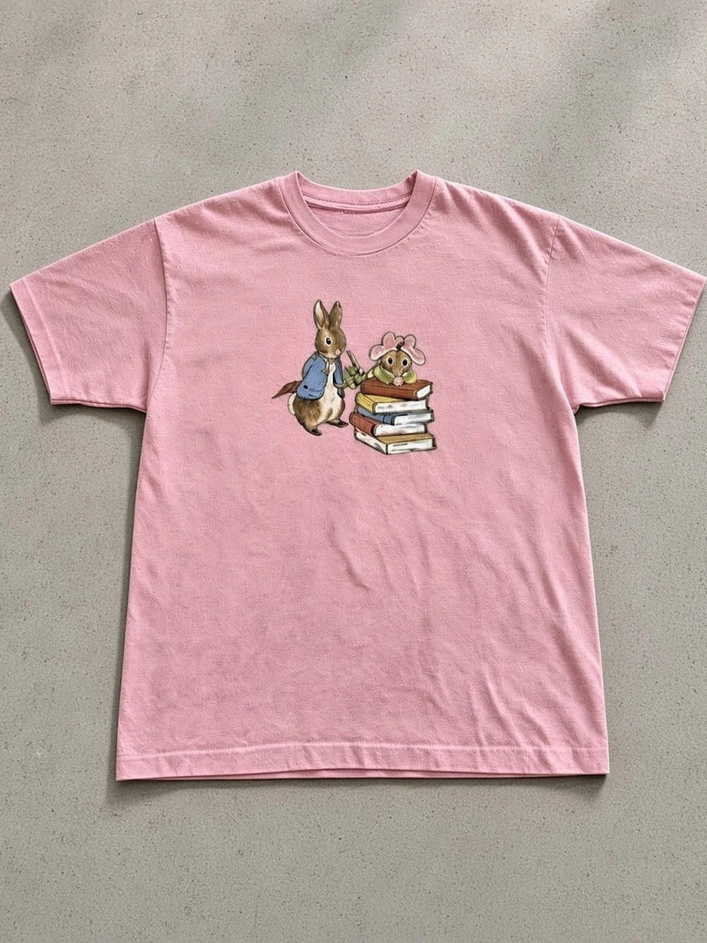 Gildan 5000 Pink Short Sleeve Graphic Tee